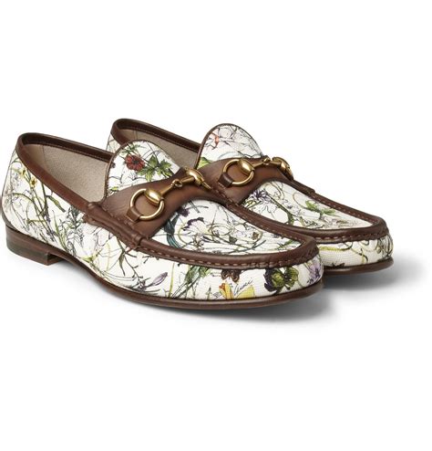 gucci floral shoes men.